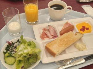 ナスパニューオータニの洋の朝食